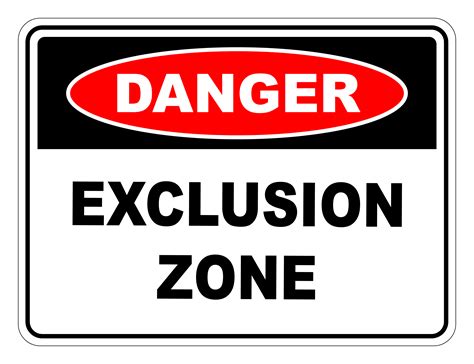Exclusion zone download